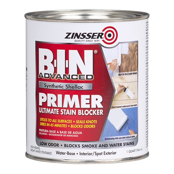 1 Qt White B-I-N Advanced Synthetic Shellac Primer